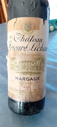 Bordeaux Margaux Château Prieuré-Lichine 1960 1960
