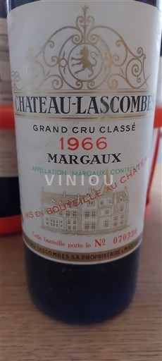 Burdeos Margaux Grand Cru Château Lascombes 1966