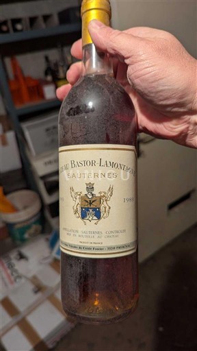 Bordeaux Sauternes Château Bastor-Lamontagne 1989