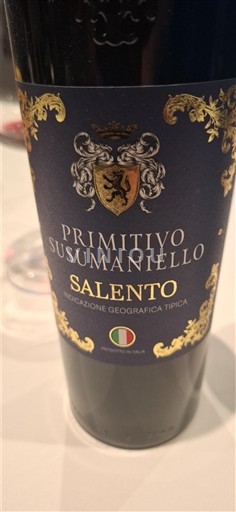 Puglia Susumaniello Salento Graveezi 2024