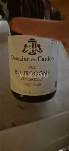 Burgundsko Domaine Cardon Les Gardes 2022