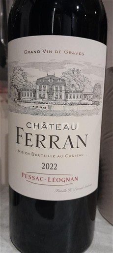 Bordeaux Pessac-Léognan Château Ferran 2022