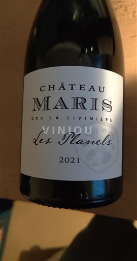 Languedoque Minervois-la-Livinière Château Maris Les Planels 2021