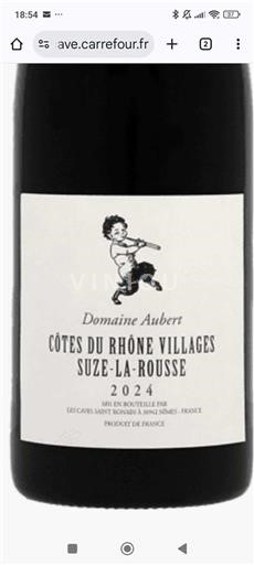 Rhône Valley Unspecified Domaine Aubert 2024