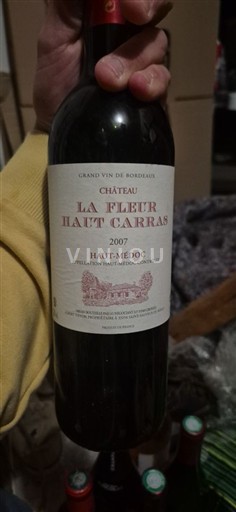 Burdeos Haut-Médoc Château La Fleur Haut Carras 2007
