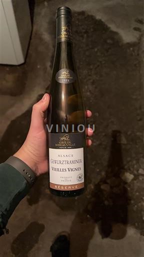 Alsace Cave de Ribeauvillé Vieilles Vignes Réserve 2021