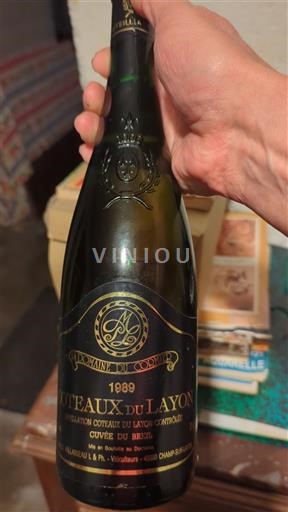 Loiren laakso Coteaux-du-Layon Domaine Cormier du Breil 1989