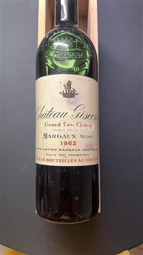 Burdeos Margaux Grand Cru Château Giscours 1962