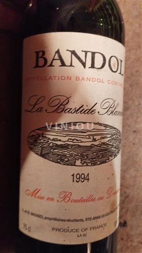 Provence Bandol La Bastide Blanche 1994