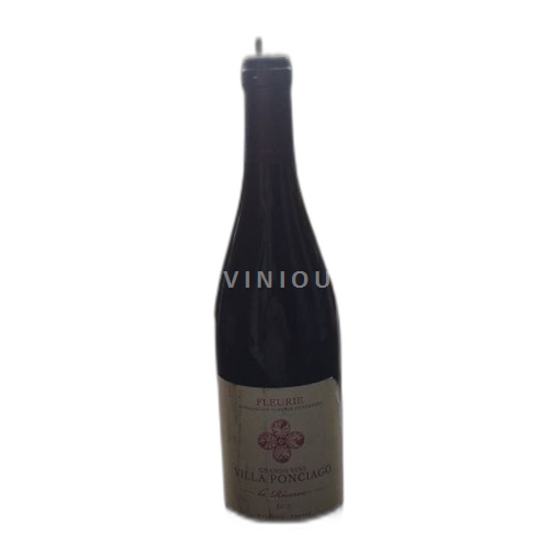 Vin Rouge sec La Réserve Villa Ponciago 2012 France Beaujolais Fleurie AOC