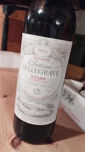 Bordéus Médoc Cru Bourgeois Château Belgrave 1994
