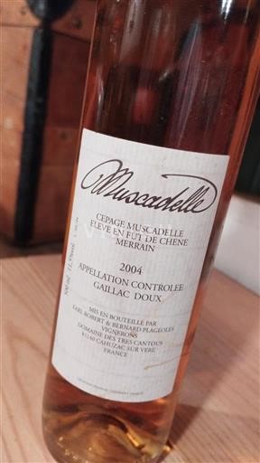 Zuidwest-Frankrijk Niet gespecificeerd Domaine Des Tres Cantous Muscadelle 2004
