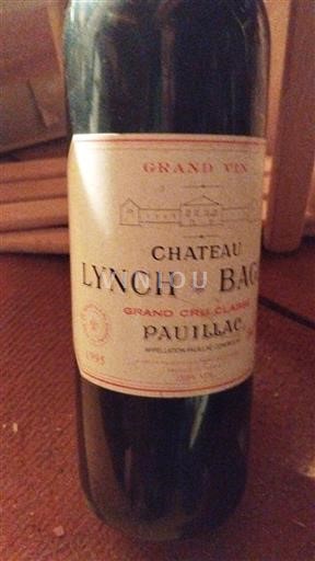 Bordeaux Pauillac Grand Cru Classé Château Lynch-Bages 1995