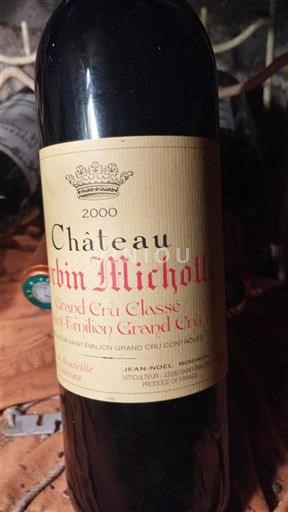 Bordeaux Saint-Émilion Grand Cru Grand Cru Château Corbin Michotte 2000