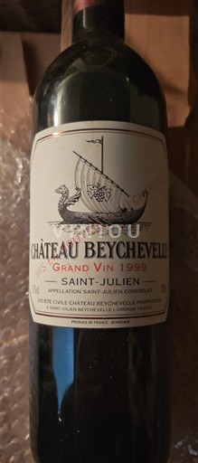 Bordeaux Saint-Julien Grand Cru Château Beychevelle Grand Vin 1999