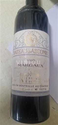 Bordeaux Margaux Grand Cru Château Lascombes 1999
