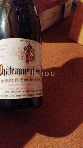 Thung lũng Rhône Châteauneuf-du-pape Domaine Haut des Terres Blanches 1989