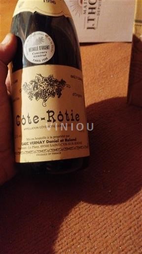 Rhônen laakso Côte-rôtie Vernay 1996