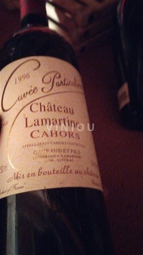 Lounais-Ranska Cahors Château Lamartine Particulière 1996
