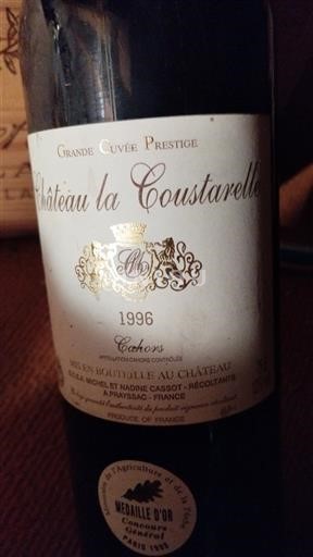Zuidwest-Frankrijk Cahors Château La Coustarelle Grande Prestige 1996