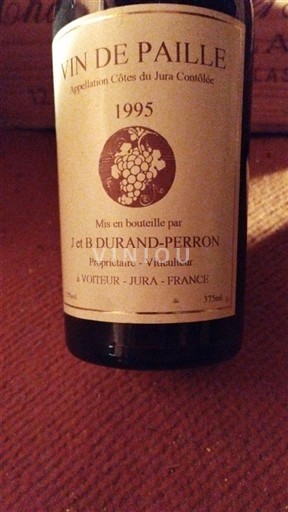Jura Côtes-do-jura J et B Durand-Perron vin de paille 1995