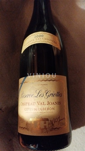 Rhônen laakso Määrittelemätön Château Val Joanis Réserve Les Griottes 2000