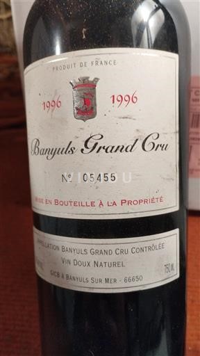 Roussillon Banyuls Grand Cru GICB Banyuls-sur-Mer 1996