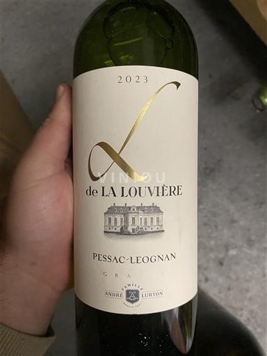 Bordeaux Pessac-Léognan Château La Louvière L de La Louvière 2023