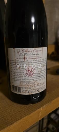 Rhône Valley Gigondas Le Clos des Cazaux La Tour Sarrazine Non-Vintage