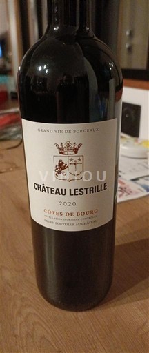 Bordeaux Côtes-de-bourg Château Lestrille 2020