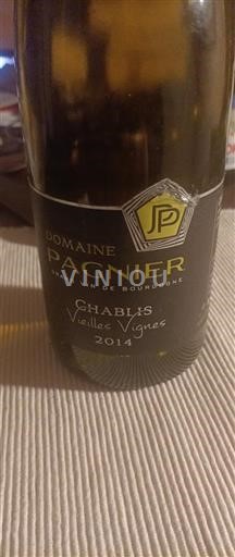 Burgundi Chablis Domaine Pagnier Vieilles Vignes 2014