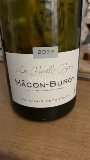 Bourgondië Mâcon en mâcon-dorpen Les Chais Letourneau Les Vieilles Vignes 2024