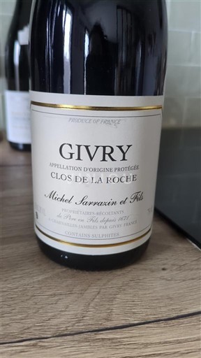 Burgundy Givry Michel Sarrazin et Fils Clos de la Roche 2023