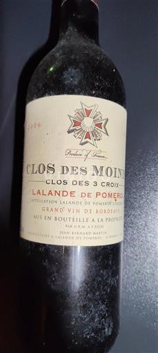 Bordeaux Lalande-de-pomerol Clos des Moines Clos des 3 Croix 2006