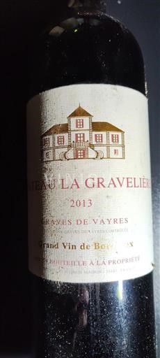 Bordeaux Graves-de-Vayres Château La Graveliere 2013