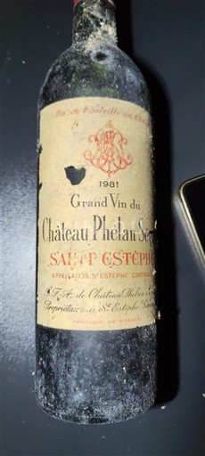 Bordeaux Saint-Estèphe Château Phélan Segur 1981
