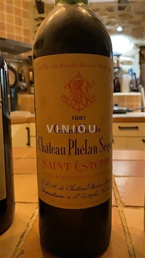 Bordeaux Saint-Estèphe Château Phélan Segur 1981