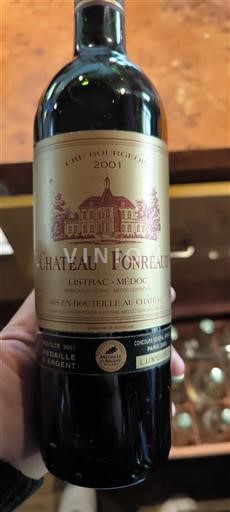 Bordeaux Listrac-Médoc Cru Bourgeois Château Fonreaud 2001
