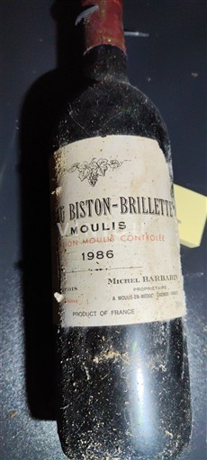 Bordeaux Moulis-en-Médoc Château Biston-Brillette 1986