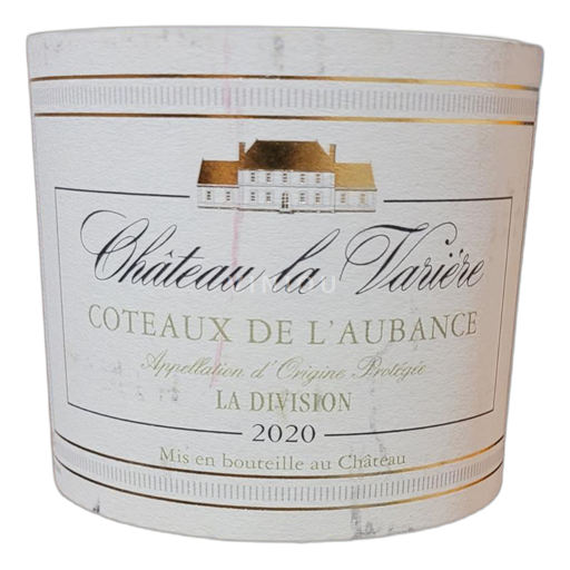 Valle della Loira Coteaux-de-l'aubance Château la Varière La Division 2020