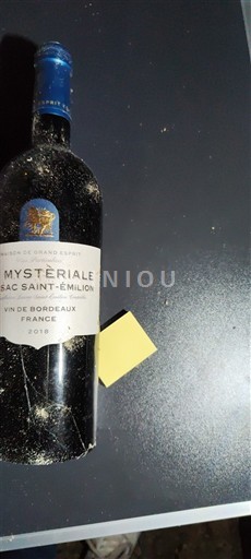 Bordeaux Lussac-saint-émilion Baron de Grand Esprit Mystériale 2018