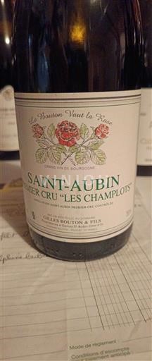 Borgogna Saint-Aubin Premier Cru Gilles Bouton & Fils Premier Cru Les Champlots Senza annata