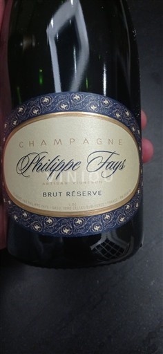 Champagne Philippe Fays Brut Réserve Ikke årgangsbestemt