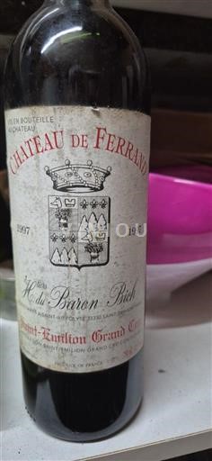 Bordeaux Saint-Émilion Grand Cru Grand Cru Château Ferrand 1997
