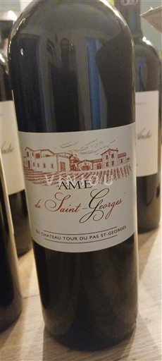 Bordeaux Saint-Georges-Saint-Émilion Château Tour du Pas Saint-Georges Âme de Saint Georges Icke årgångsbetecknad
