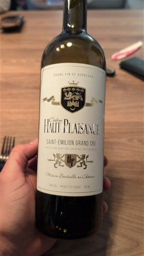 Bordéus Saint-Émilion Grand Cru Grand Cru Château Haut Plaisance Não Sazonado