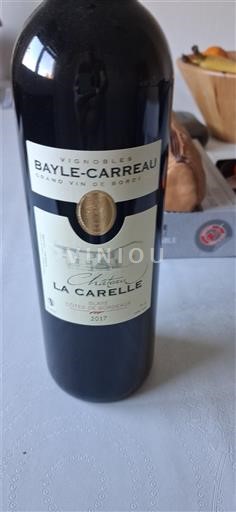 Bordeaux Côtes-de-bourg Château La Carelle 2017