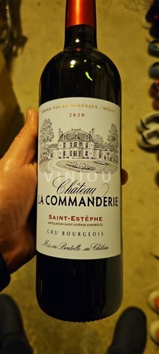 Bordeaux Saint-Estèphe Cru Bourgeois Château La Commanderie 2020