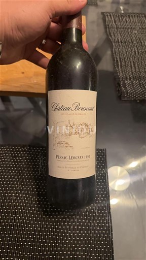 Bordeaux Pessac-Léognan Château Bouscaut 1993