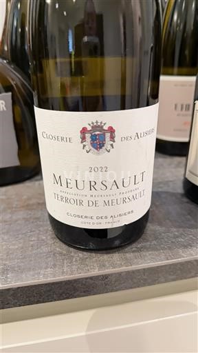Borgoña Meursault Closerie des Alisiers Terroir de Meursault 2022